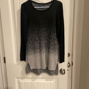 Apt. 9 Black and Gray Ombre Tunic